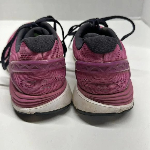 Nike Lunarglide 5 Sneakers Running Shoes Athletic Shoe Pink Green Womens Size 8 - Picture 7 of 12